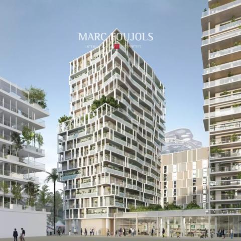 Nice Méridia – T3 dernier étage vue mer et montagnes, terrasse et parking