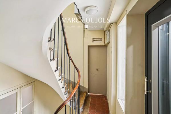 Paris VI Saint Germain : studio traversant rénové