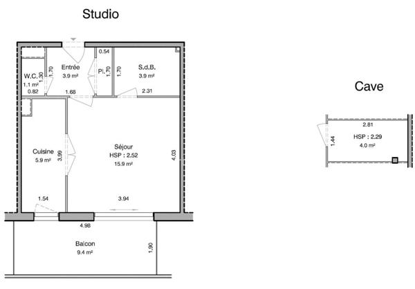 Studio 31m², La Baule les Pins