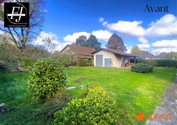 Terrain constructible, calme et centre à pied, libre de constructeur