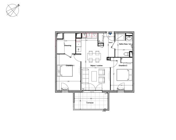 Location appartement 3 pièces 59 m² Manosque