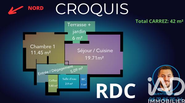 Appartement à vendre 2 pièces 42 m² Biarritz