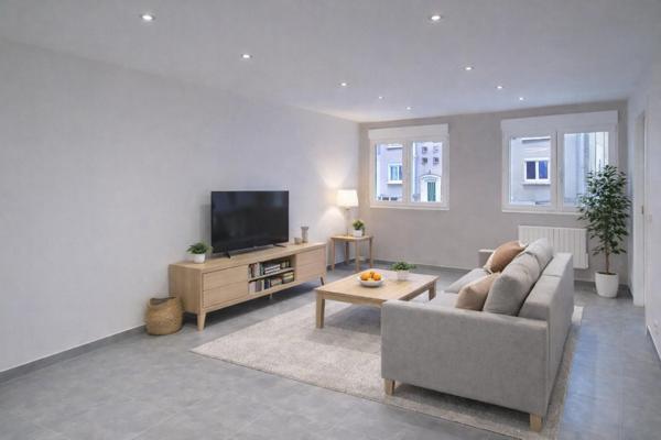 Superbe appartement F3 avec terrasse et jardin