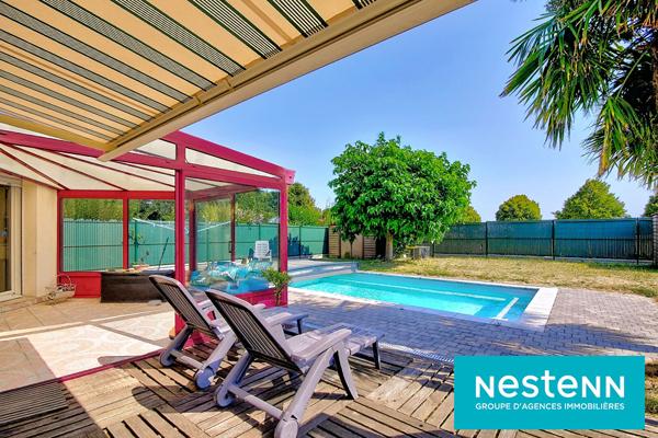 VENTE-MAISON DE PLAIN-PIED AVEC PISCINE 3 chambres -Proche Villa Carmélie