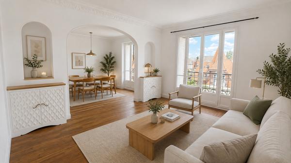 Appartement F3/4 - Quartier marché