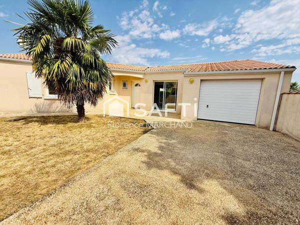 BEAU PLAIN-PIED GRAND SÉJOUR/SALON 4 CH GARAGE JARDIN