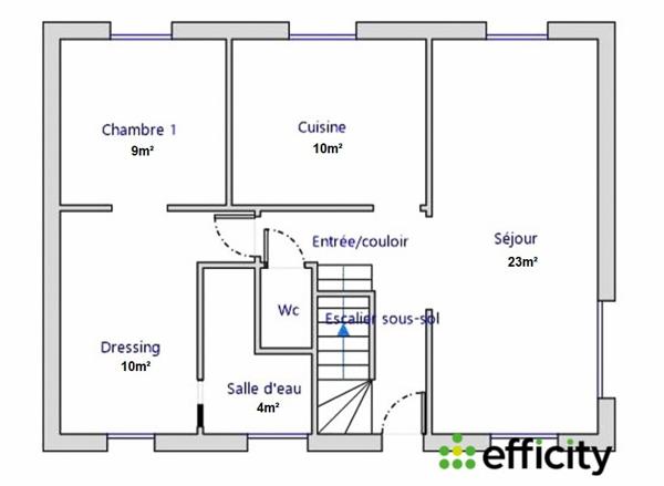 Maison 4 pièces - 110 m²