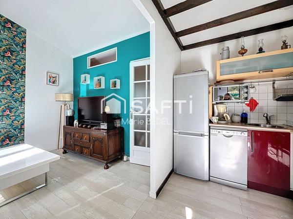 APPT 2 pièces comme une maison avec jardin