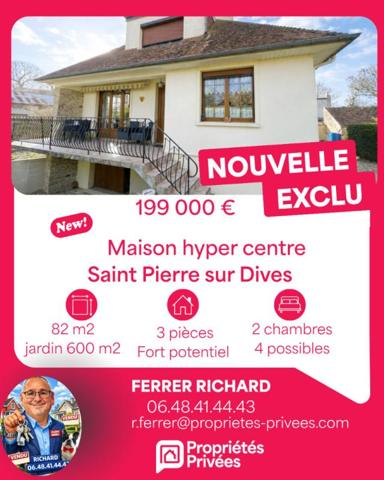 Maison Saint Pierre En Auge 3 pièce(s) 82 m2