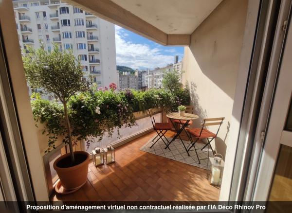 APPARTEMENT 97M² / 3 CHAMBRES / TERRASSE / GARAGE / FOURNEYRON ST ETIENNE (42)