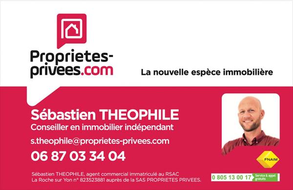 Maison sur le littoral proche grande plage -  78m2 sur parcelle de 233m2