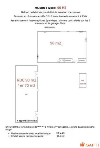 Grands espaces en pleine nature ! 8659 m2 ou 13092m2