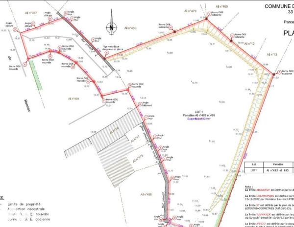 TERRAIN A BATIR DE 1831M², OPPORTUNITE RARE
