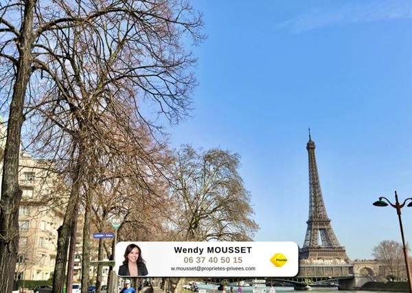 Paris 16e - Muette Sud - Appartement lumineux 3 pièces à deux pas des quais de Seine