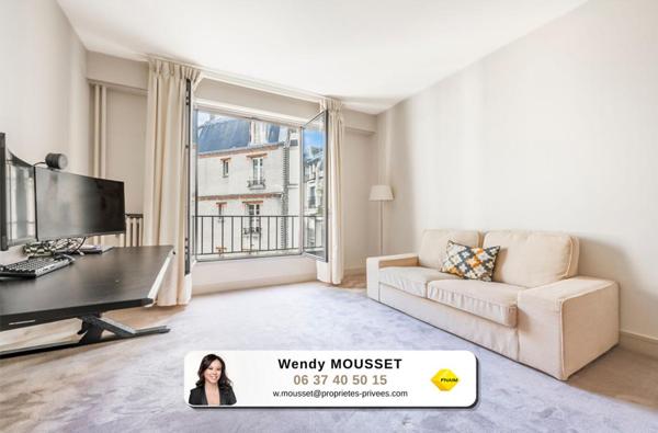 Paris 16e - Muette Sud - Appartement lumineux 3 pièces à deux pas des quais de Seine