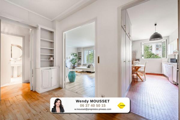 Paris 16e - Muette Sud - Appartement lumineux 3 pièces à deux pas des quais de Seine