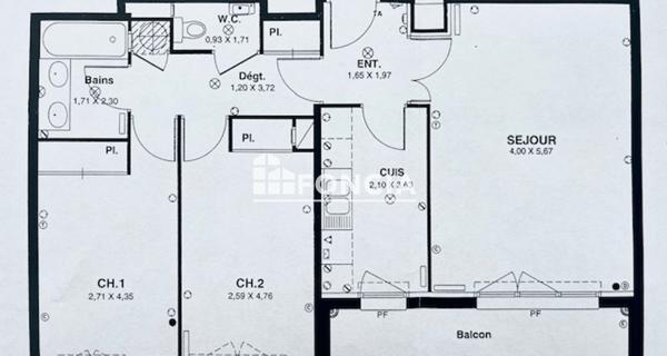 À vendre Appartement 3 pièces 69.07 m² - Antony 92160