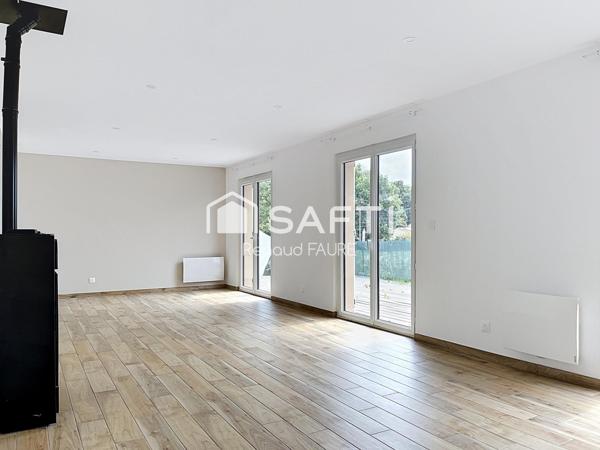 Maison T4 de 115m², sur terrain de 640m²