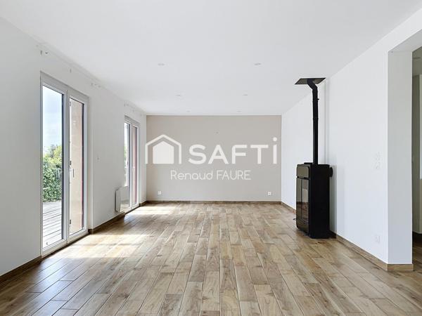 Maison T4 de 115m², sur terrain de 640m²