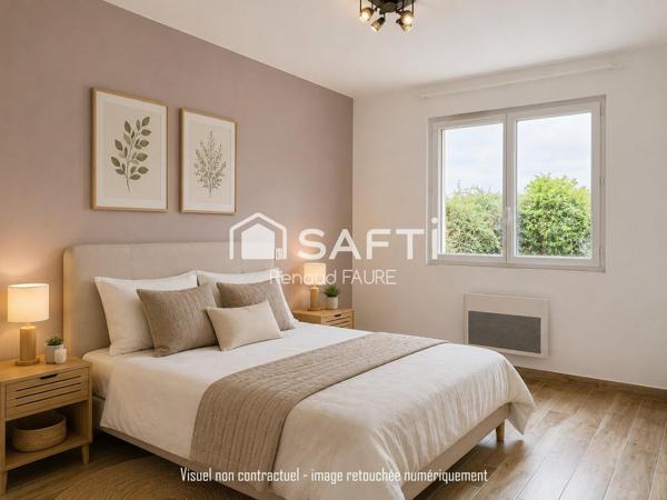 Maison T4 de 115m², sur terrain de 640m²