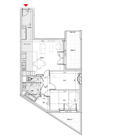 Appartement Sathonay Camp 3 pièce(s) 67m2