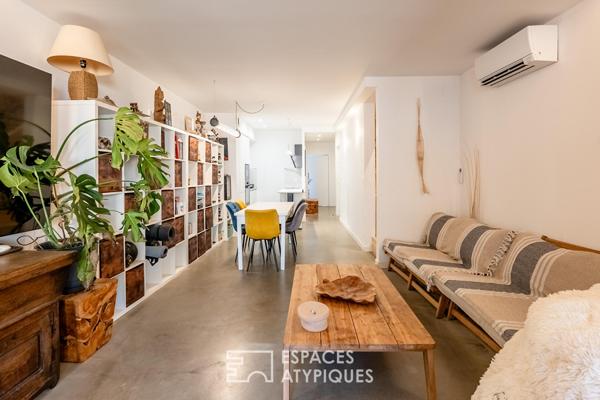 Duplex rénové avec terrasse à 5 minutes des plages