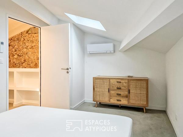 Duplex rénové avec terrasse à 5 minutes des plages