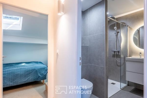 Duplex rénové avec terrasse à 5 minutes des plages