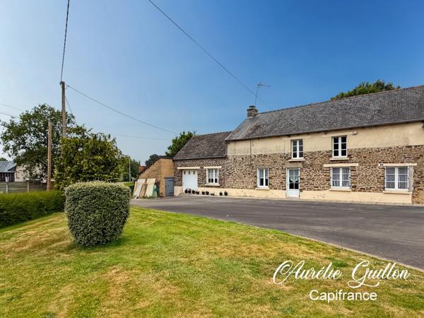 Mauron Charmante longère en pierre – Plain-pied – 85 m² habitables + 70 m² de combles aménageables – Exposition Sud