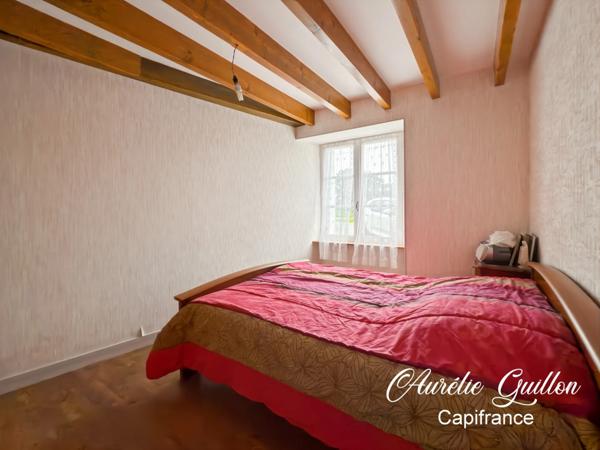 Mauron Charmante longère en pierre – Plain-pied – 85 m² habitables + 70 m² de combles aménageables – Exposition Sud