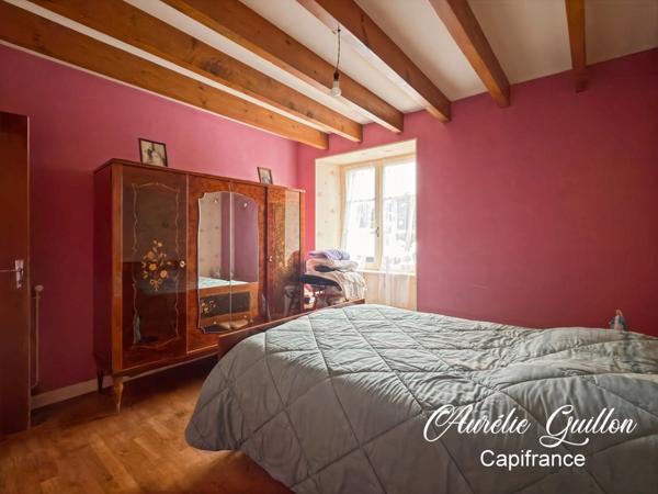 Mauron Charmante longère en pierre – Plain-pied – 85 m² habitables + 70 m² de combles aménageables – Exposition Sud