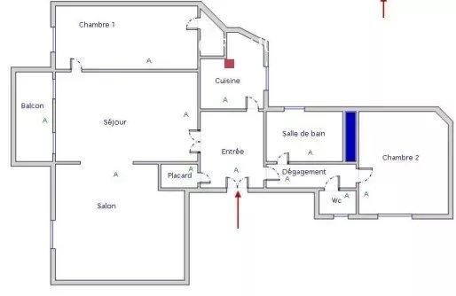 Paris VI Jardin du Luxembourg / Soufflot – appartement de 100 m² en étage élévé avec balcon et sa vue panoramique