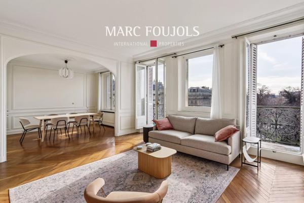 Paris VI Jardin du Luxembourg / Soufflot – appartement de 100 m² en étage élévé avec balcon et sa vue panoramique