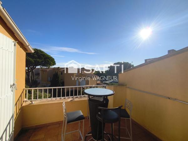 La Roquille, T3 climatisé et meublé - Terrasse