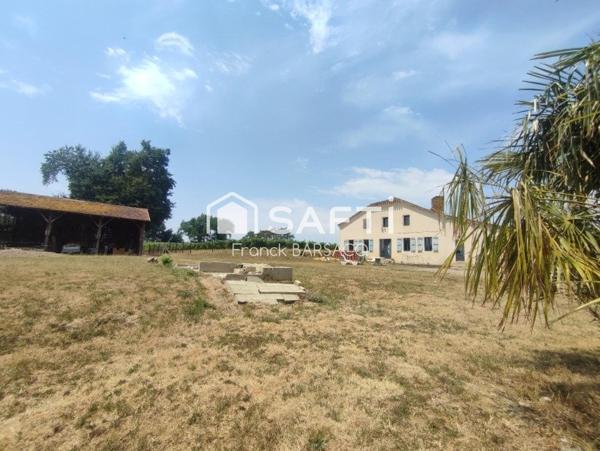MAISON DE  CAMPAGNE AU CALME AVEC VASTE TERRAIN