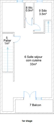 Maison
         3 pièces
        - 62 m² 267 000 € *
