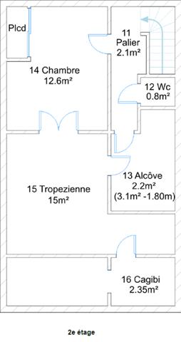 Maison
         3 pièces
        - 62 m² 267 000 € *