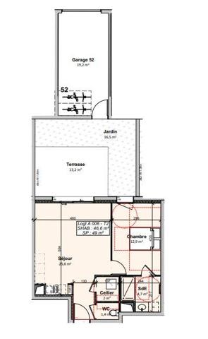 Appartement à vendre 2 pièces 47 m² Givrand