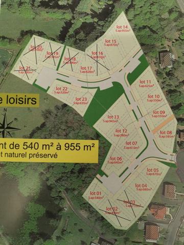 Terrains Constructibles De 540 M2 A 955 M2 A Couzeix