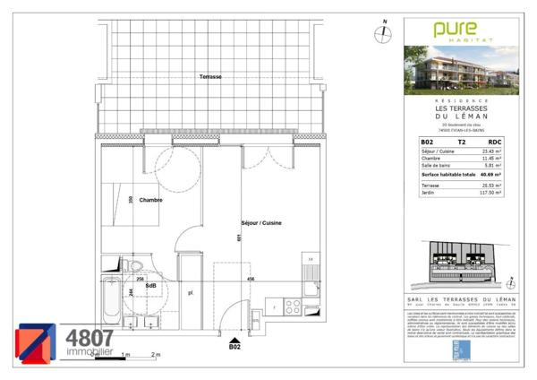 Appartement à louer à Évian-les-Bains (74500)