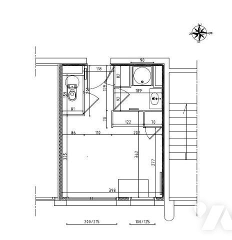 VANNES ouest : Studio avec grande terrasse et parking + cave