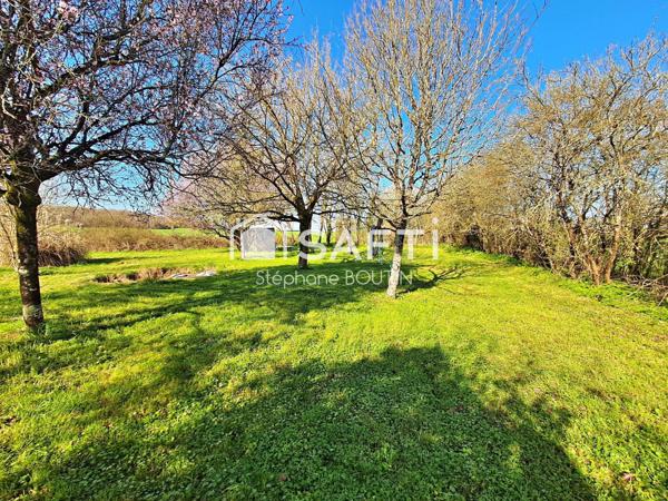 Maison Pierre 145m² - Grand Terrain 2585m² – Pompe à chaleur -  Puits