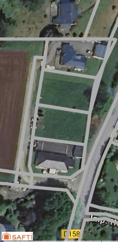 Très beau terrain viabilisé de700m2 proche bourg.