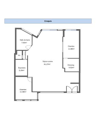 Appartement à vendre 3 pièces 105 m² Perpignan