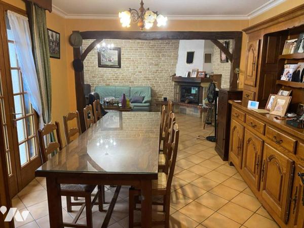 FLERS sortie de ville: Maison 3 chambres, sous sol, terrain 1452 m²