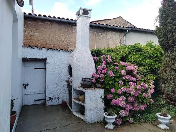 Maison de ville avec petit jardin