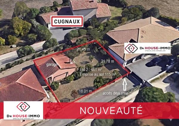 Terrain à vendre de 461 m²