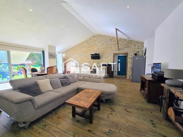 Propriété de 2 maisons, jardin, multiples projets