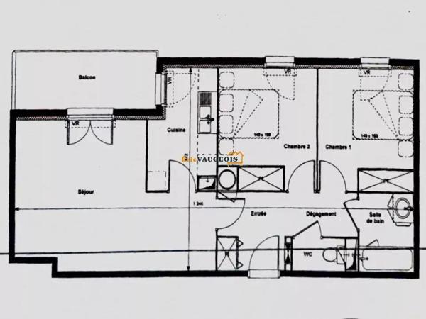 Vente                                                      Appartement
                        
                     3 pièces                      61 m2                     à La Ferté-Gaucher