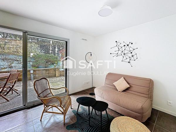 Appartement T2 avec terrasse, parking et cave
